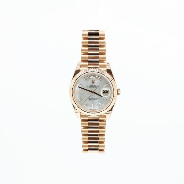 2025 Rolex Day-Date 40| Everose Gold | Pearl mother-of-pearl | Ref. 228235