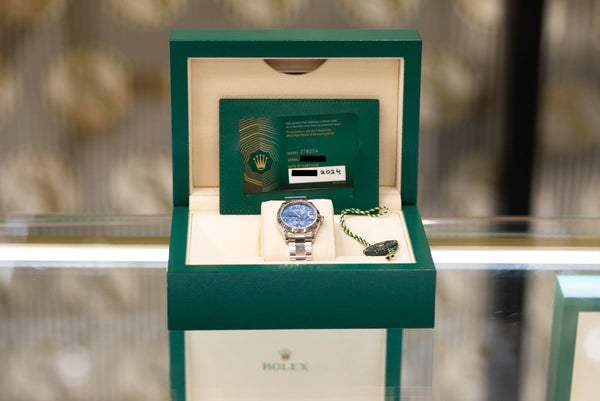 2024 Rolex Datejust - Steel/WG Blue Diamond Dial - 31mm