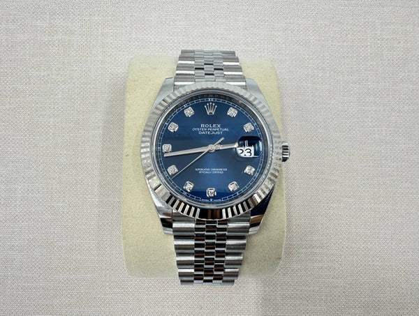 2025 Rolex Datejust 41 | Fluted Bezel | Diamond Dial 126334